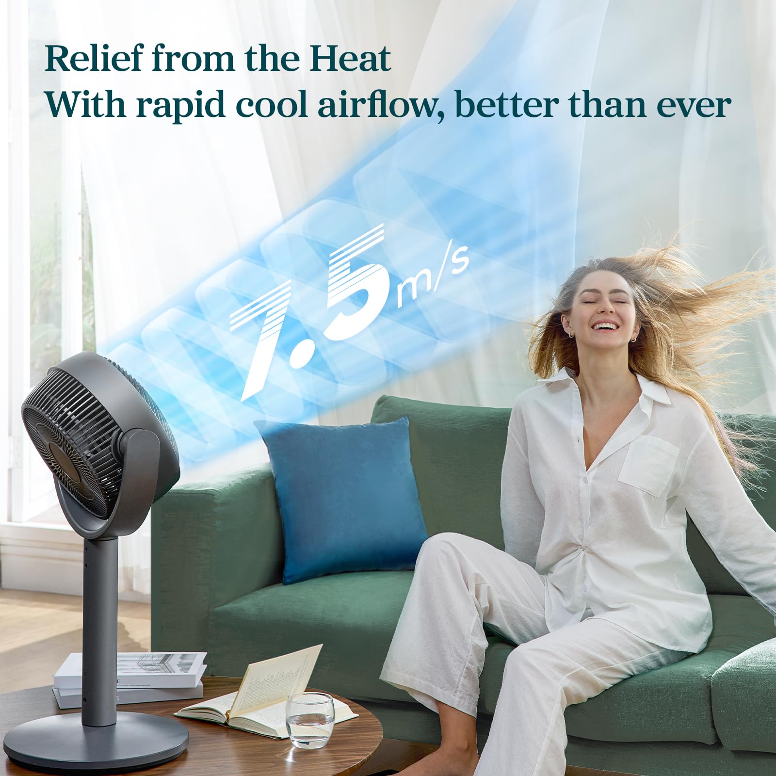 Levoit Quiet Oscillating Fan with Remote Control