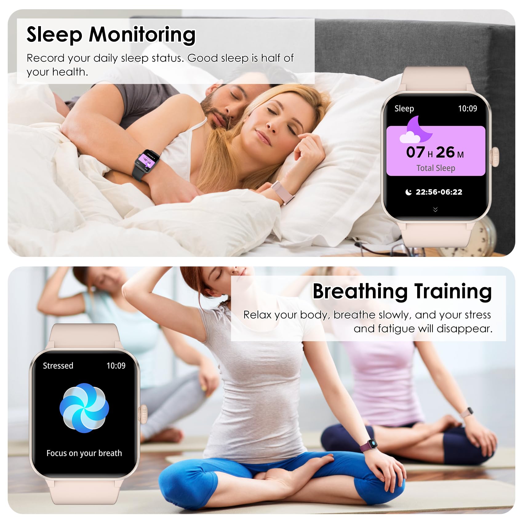 Smartwatch With Health Monitoring For Android And iOS