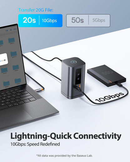 Baseus Spacemate 11 In 1 Docking Station 4K HDMI DP USB C