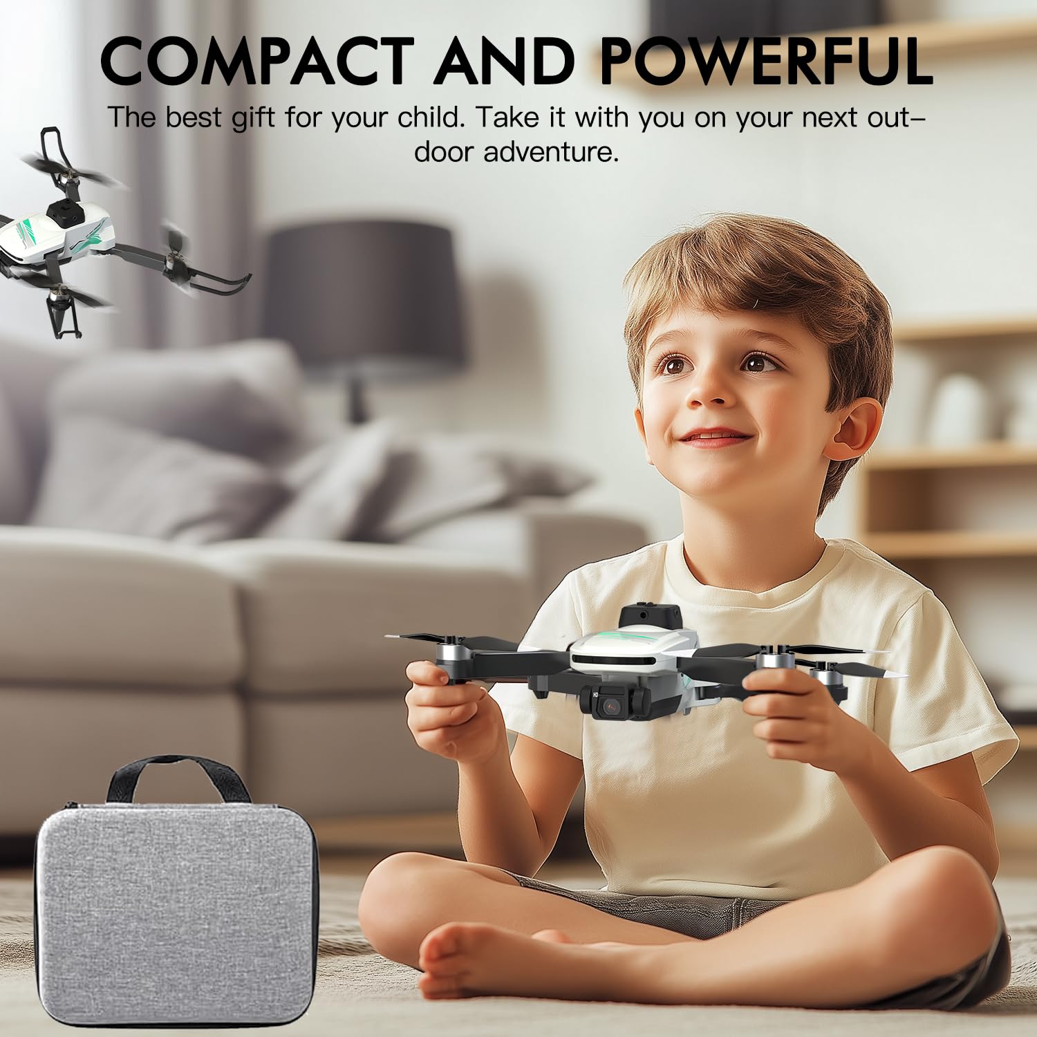 4K Foldable Drone with Camera and 40 Minutes Flight Time