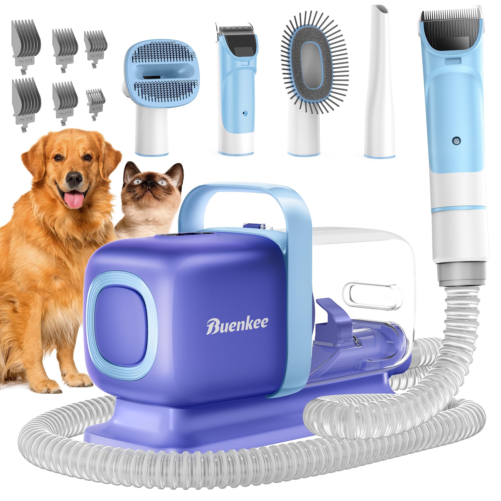 Dog Grooming Kit With Vacuum For Easy Cleanup