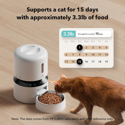 Automatic Cat Feeder with Freshness Preservation and Timed Meals