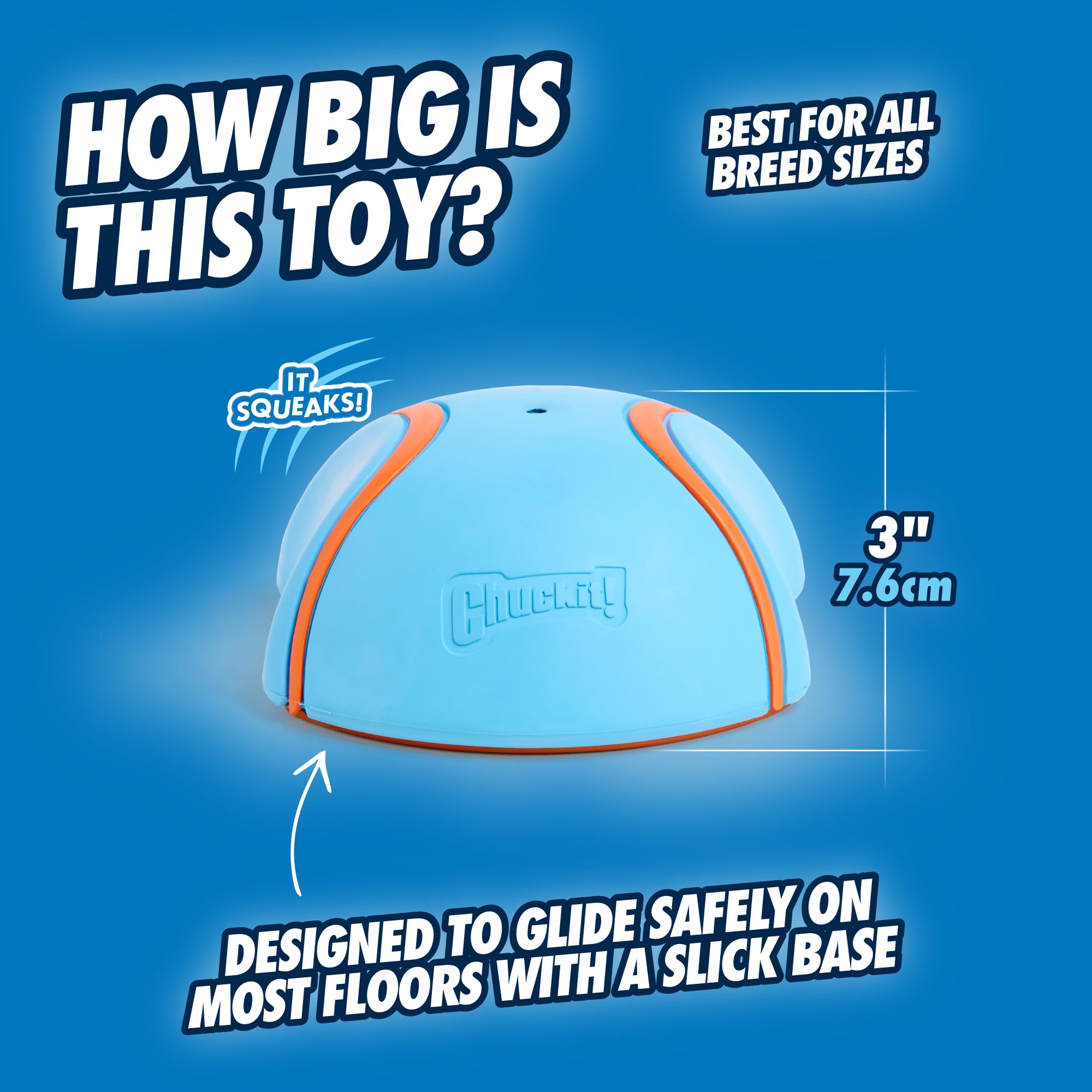 Chuckit Indoor Super Slider Fetch Toy for Dogs