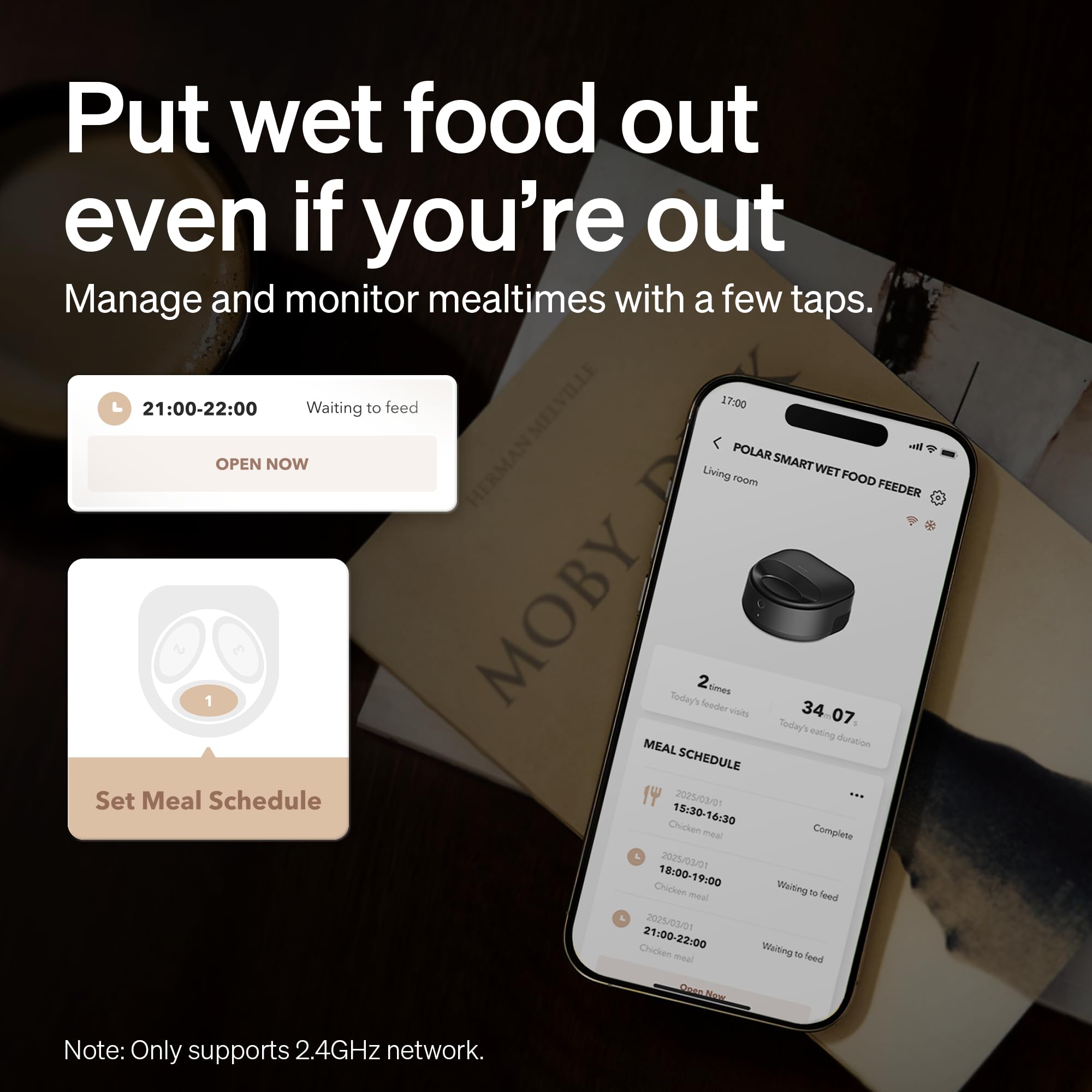 Automatic Cat Feeder with Refrigerated Fresh Meals
