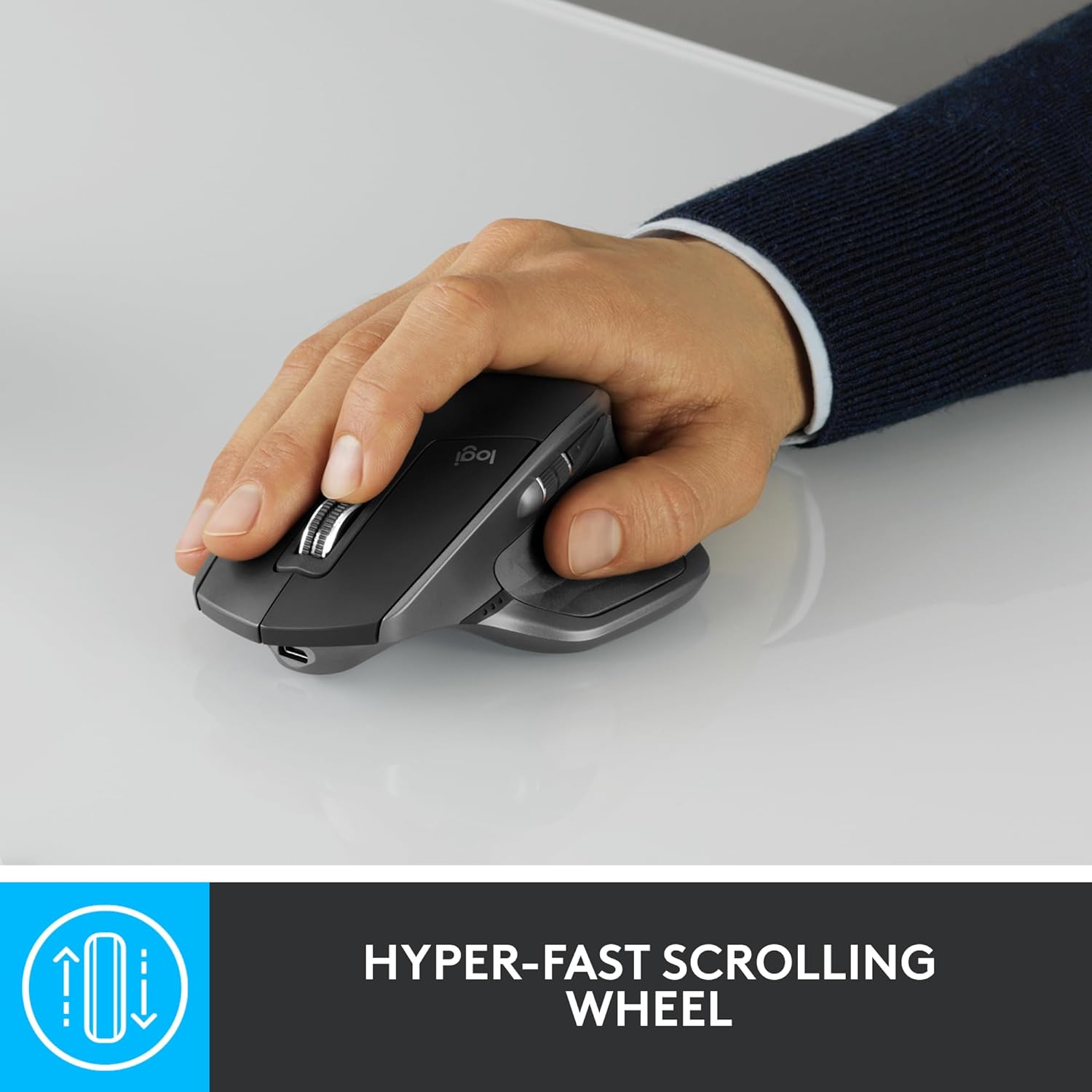 Logitech MX Master 2S Wireless Mouse With Hyper Fast Scrolling