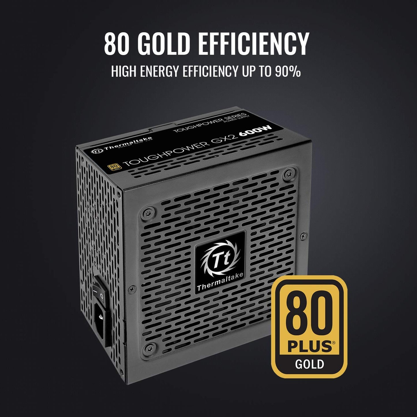 Thermaltake Toughpower GX2 600W Power Supply With Gold Efficiency