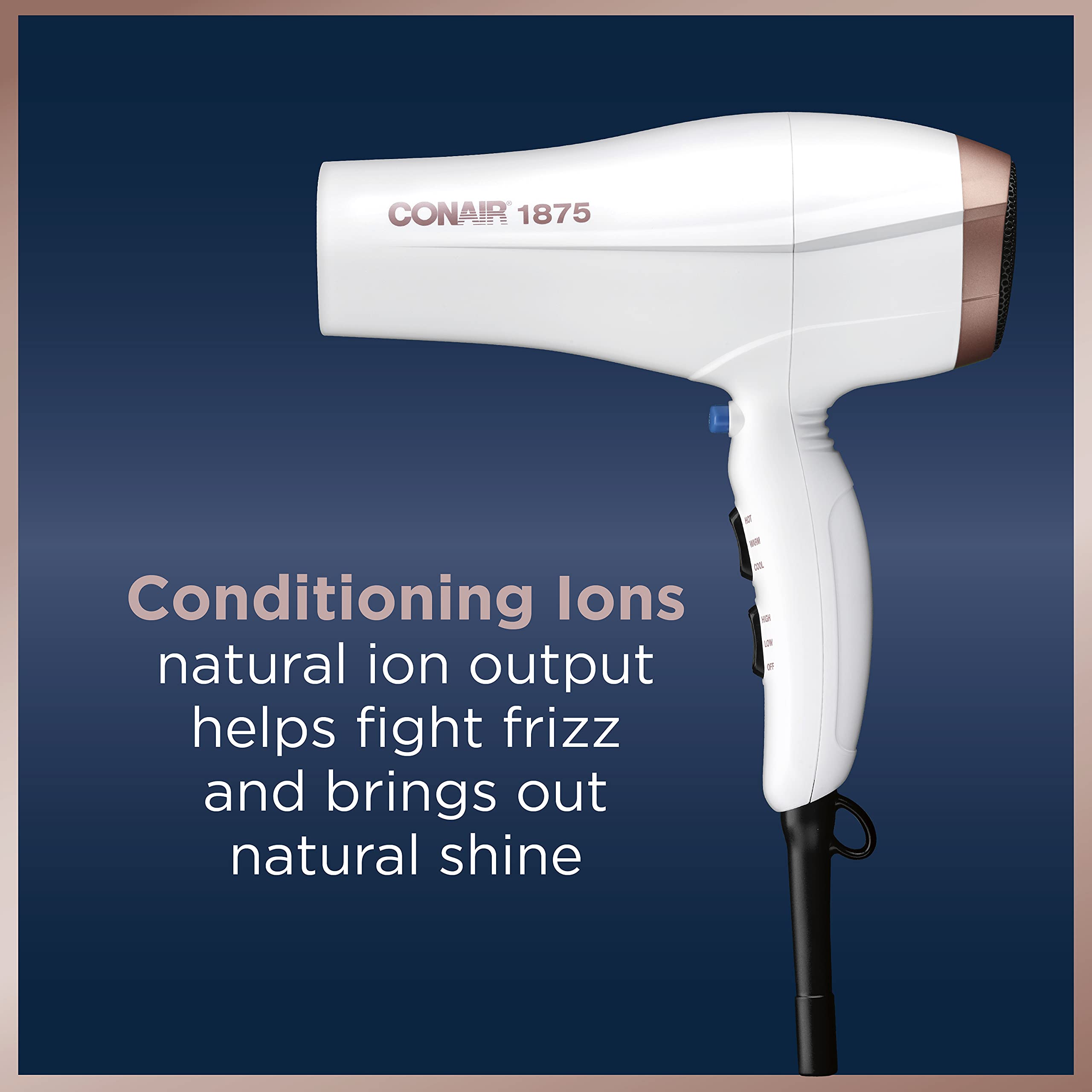 Conair Double Ceramic Hair Dryer for Sleek Styling