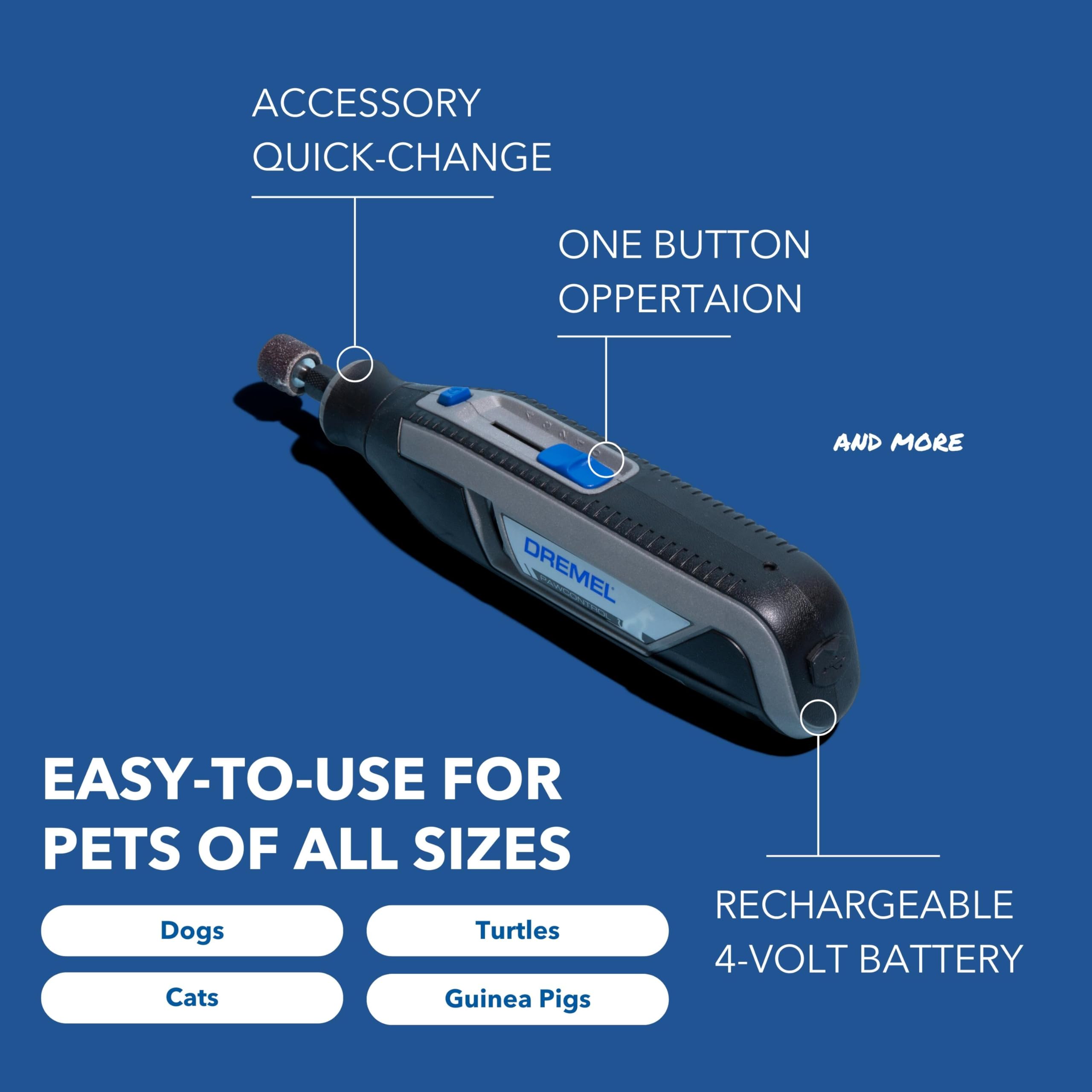 Cordless Pet Nail Grinder with Safe Grooming Kit