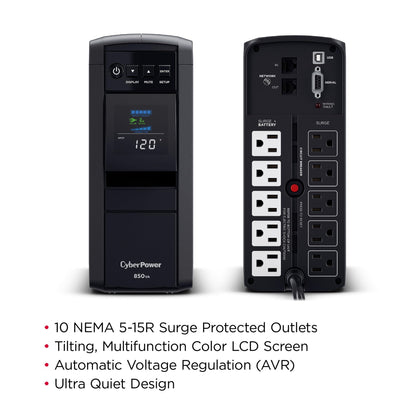 CyberPower PFC Sinewave UPS Battery Backup Surge Protection
