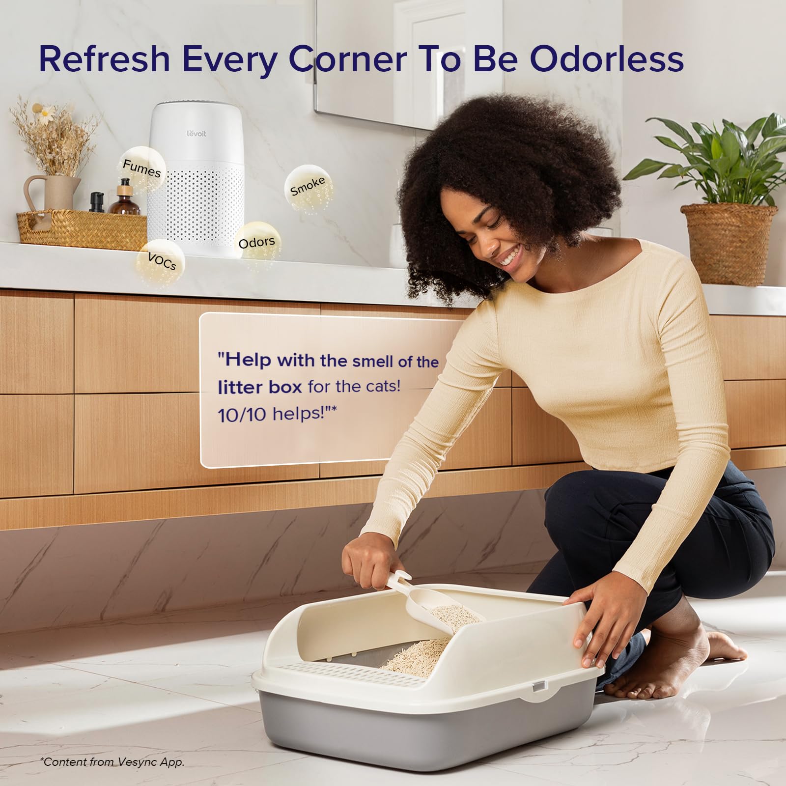 Levoit Air Purifier for Better Sleep and Clean Air