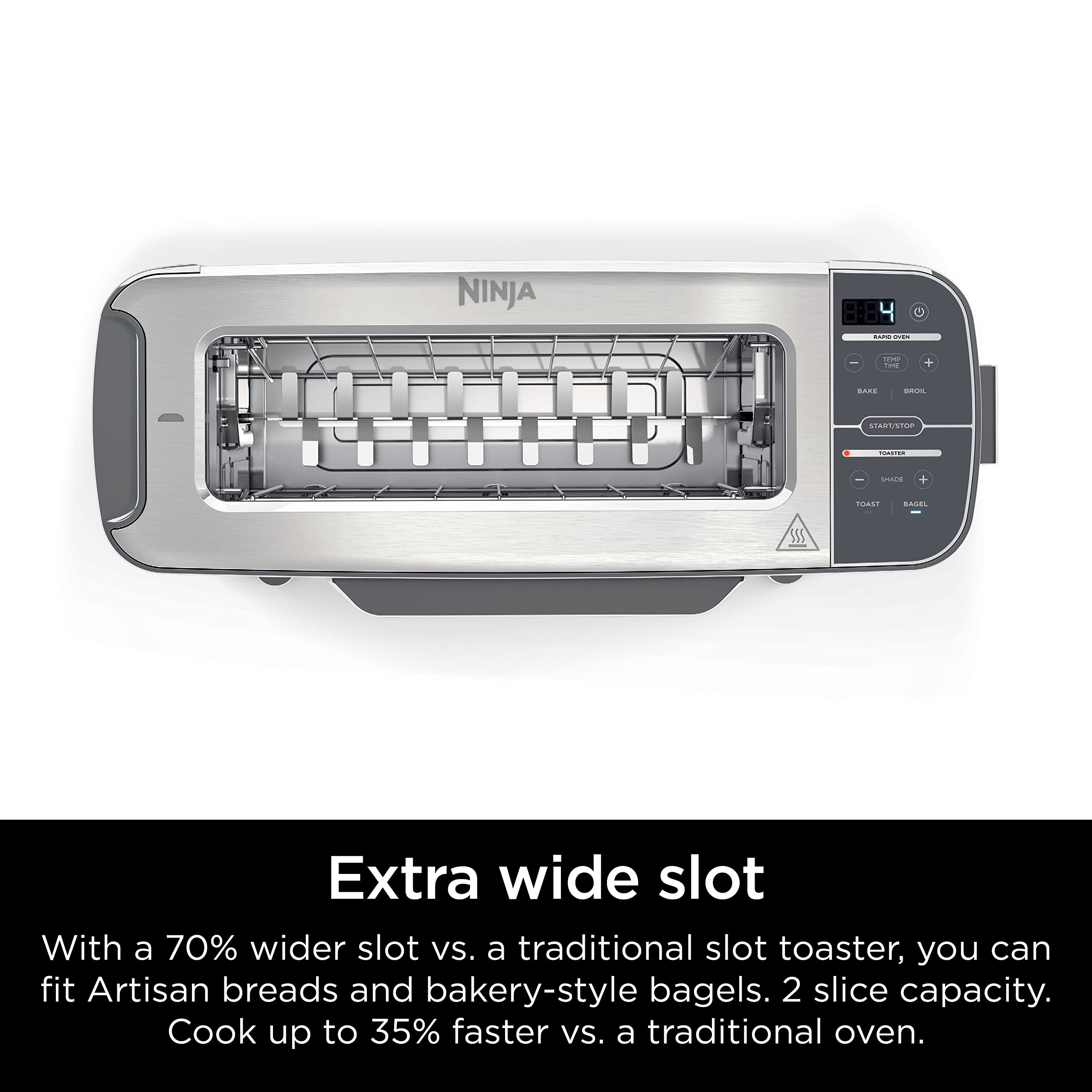 Ninja Foodi 2-in-1 Flip Toaster Versatile Oven