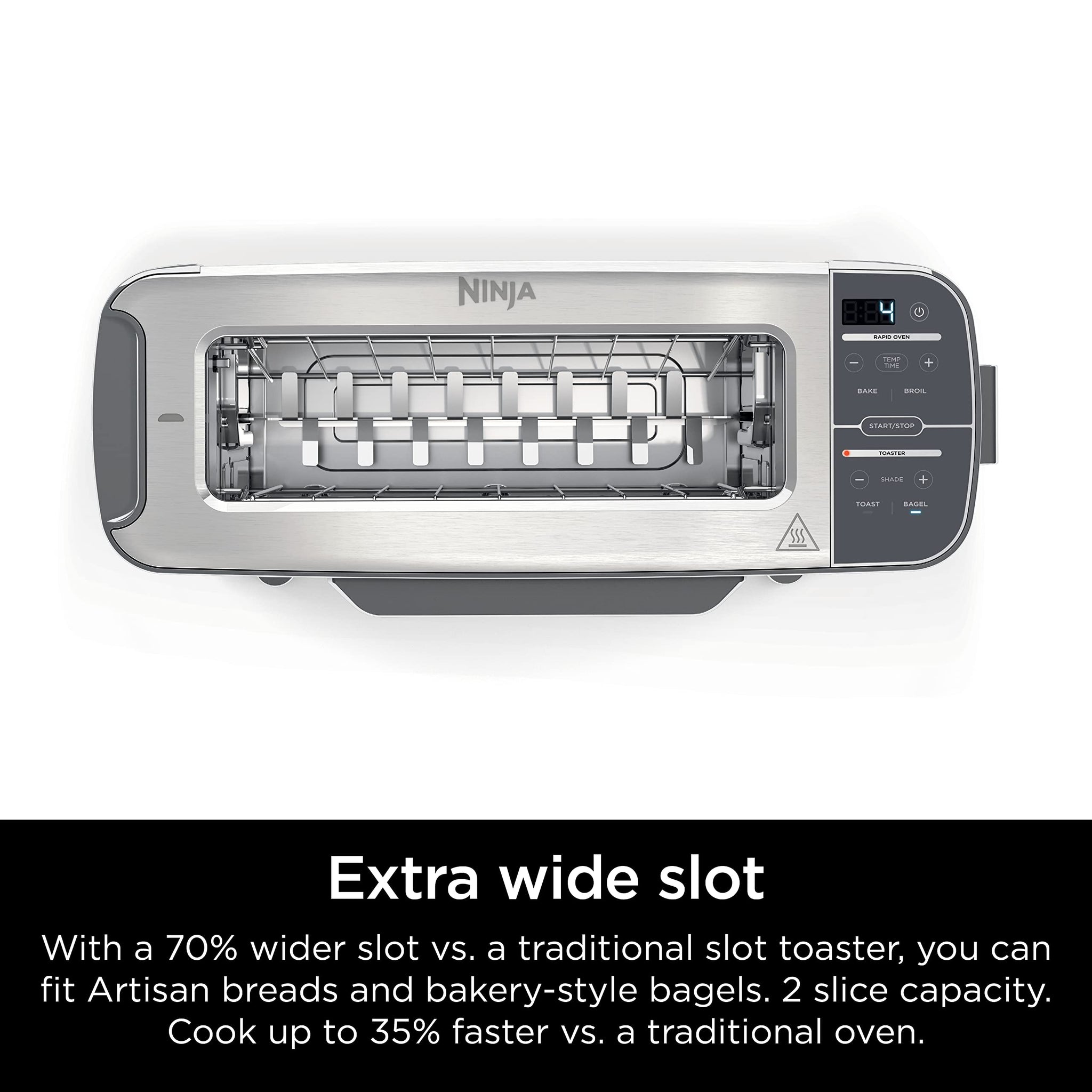 Ninja Foodi 2-in-1 Flip Toaster Versatile Oven