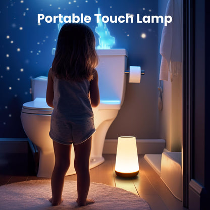 THAUSDAS Dimmable Touch Night Light RGB Colors For Bedroom