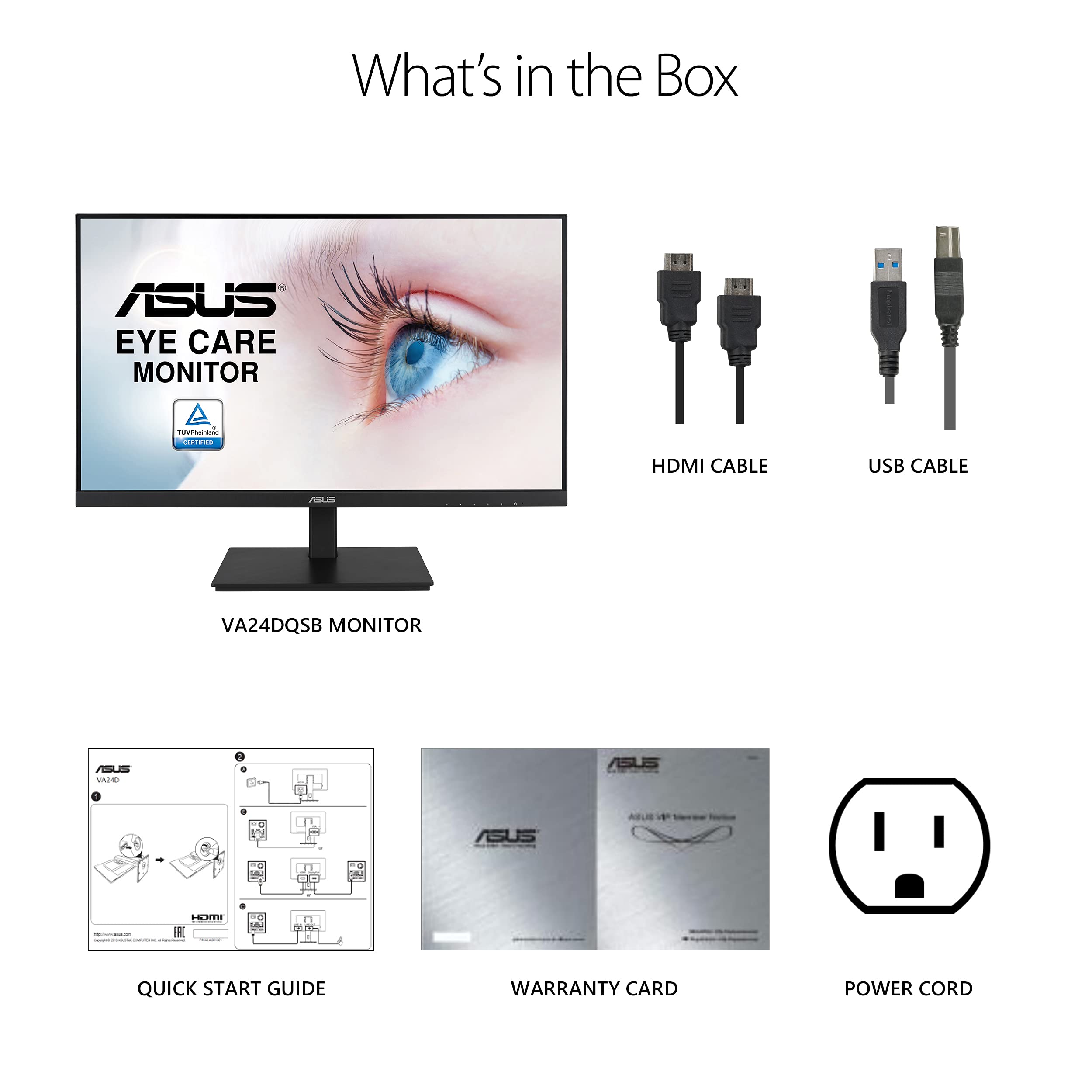 ASUS 24 Inch Full HD Eye Care Monitor with 120Hz Refresh Rate