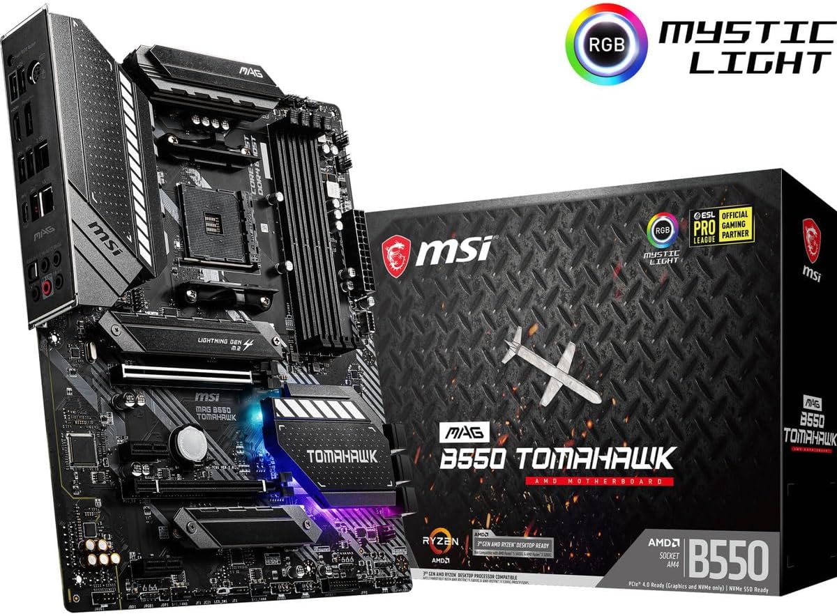 MSI MAG B550 Tomahawk Gaming Motherboard for Ryzen Performance