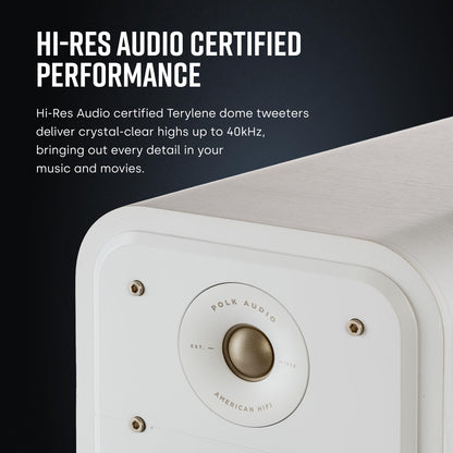 Polk Signature Elite ES50 Tower Speaker For High-Resolution Sound