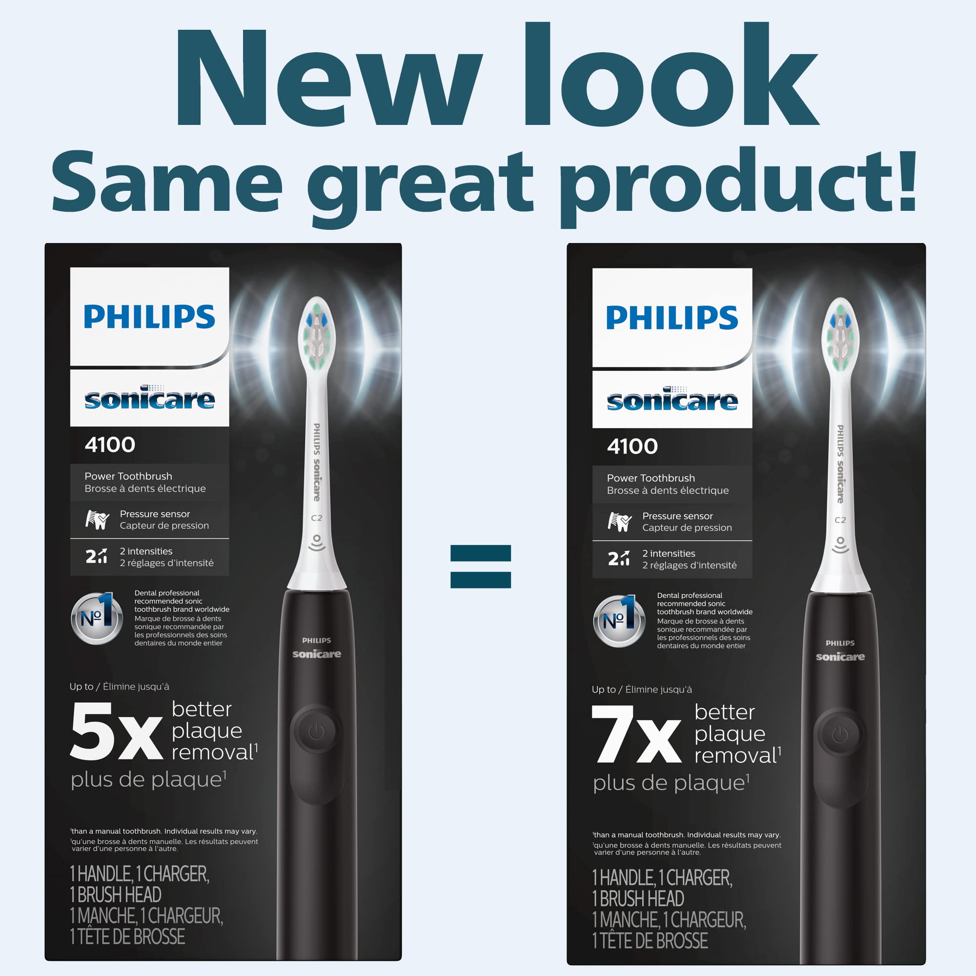 Philips Sonicare 4100 Electric Toothbrush for Superior Plaque Removal