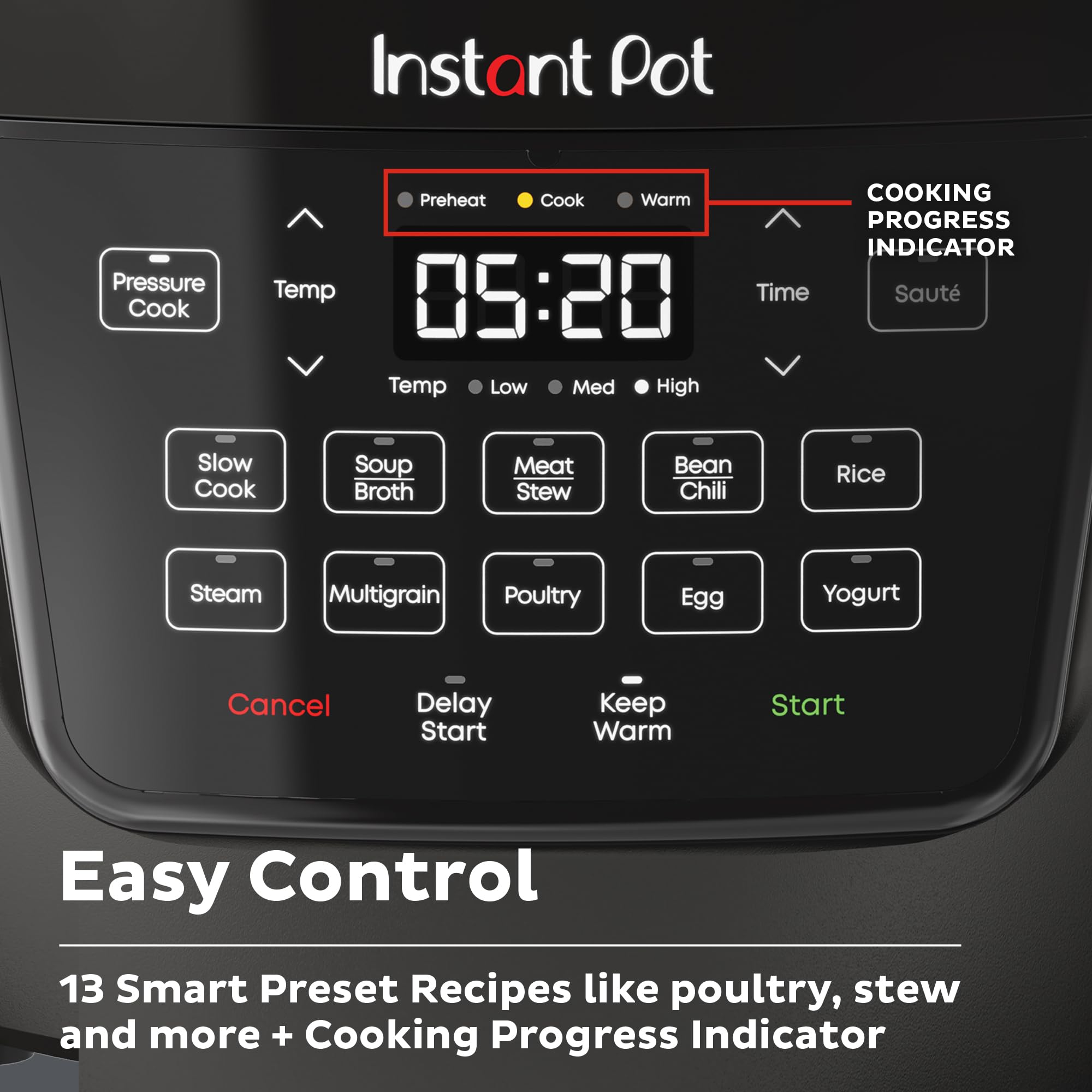 Instant Pot Duo Mini Electric Pressure Cooker with Recipe App