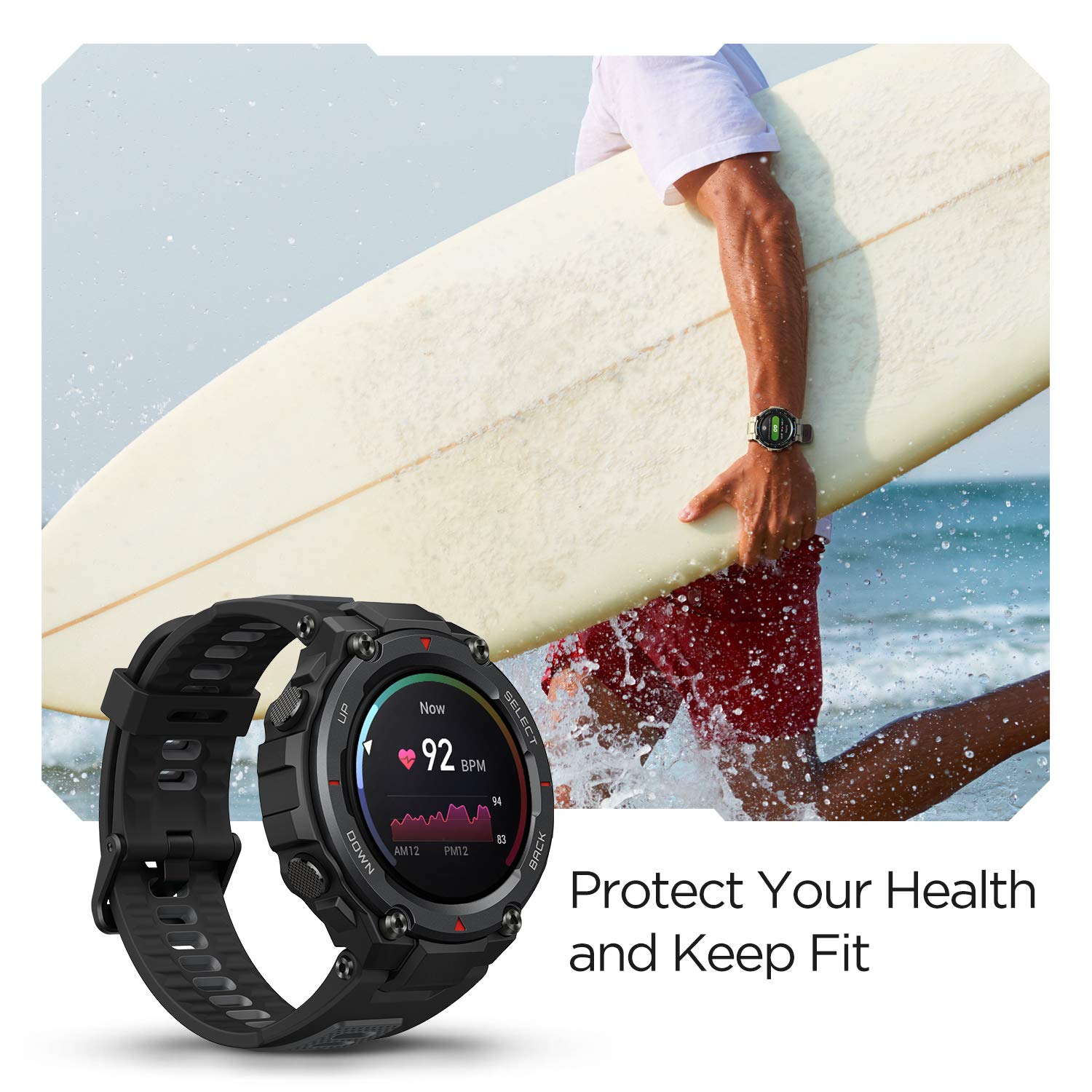 Amazfit Active Edge Rugged GPS Smart Watch 16 Day Battery