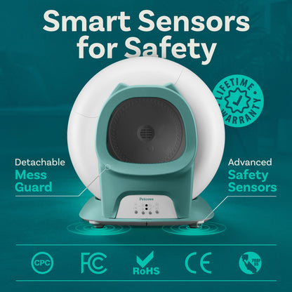 Self Cleaning Litter Box with App Control