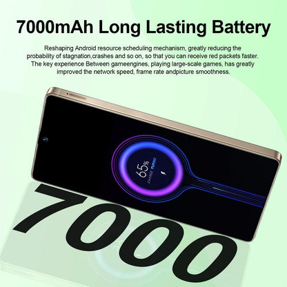 MMY I25 Ultra Unlocked Phone Built In Pen 6.99in 16GB 512GB Android 14 5G Green