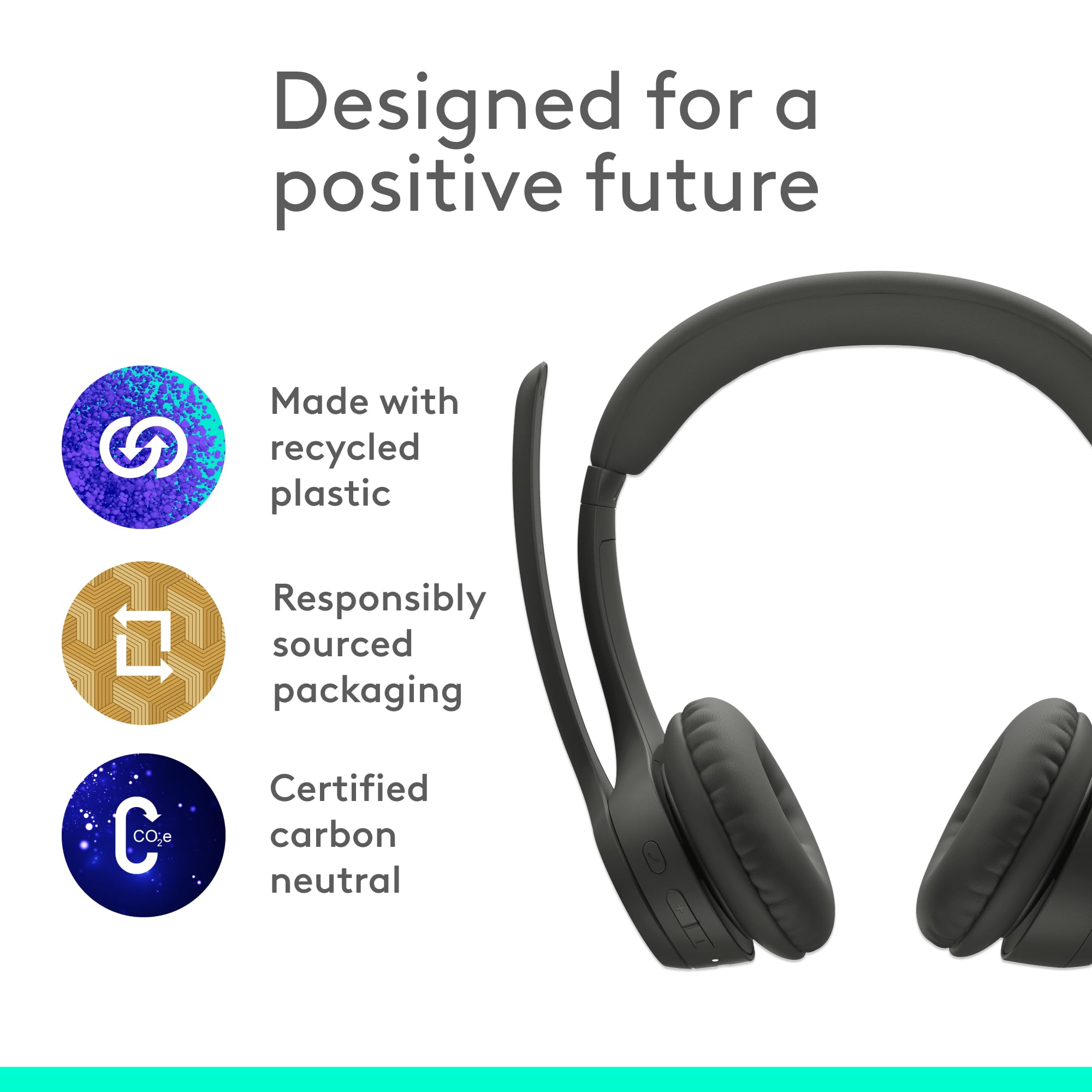 Logitech Zone 301 Wireless Headset with Noise Cancellation