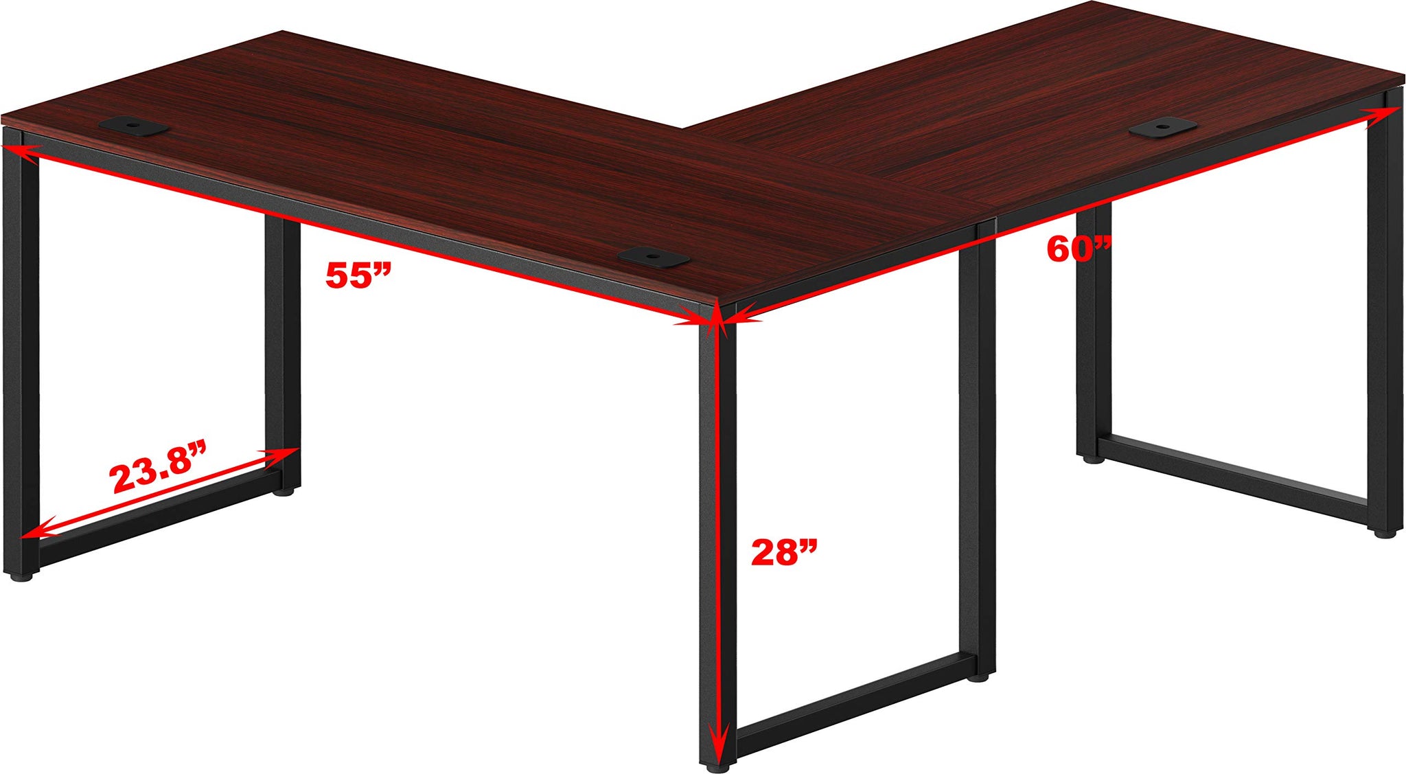 Commercial-Grade L-Shape Corner Desk for Efficient Workspaces