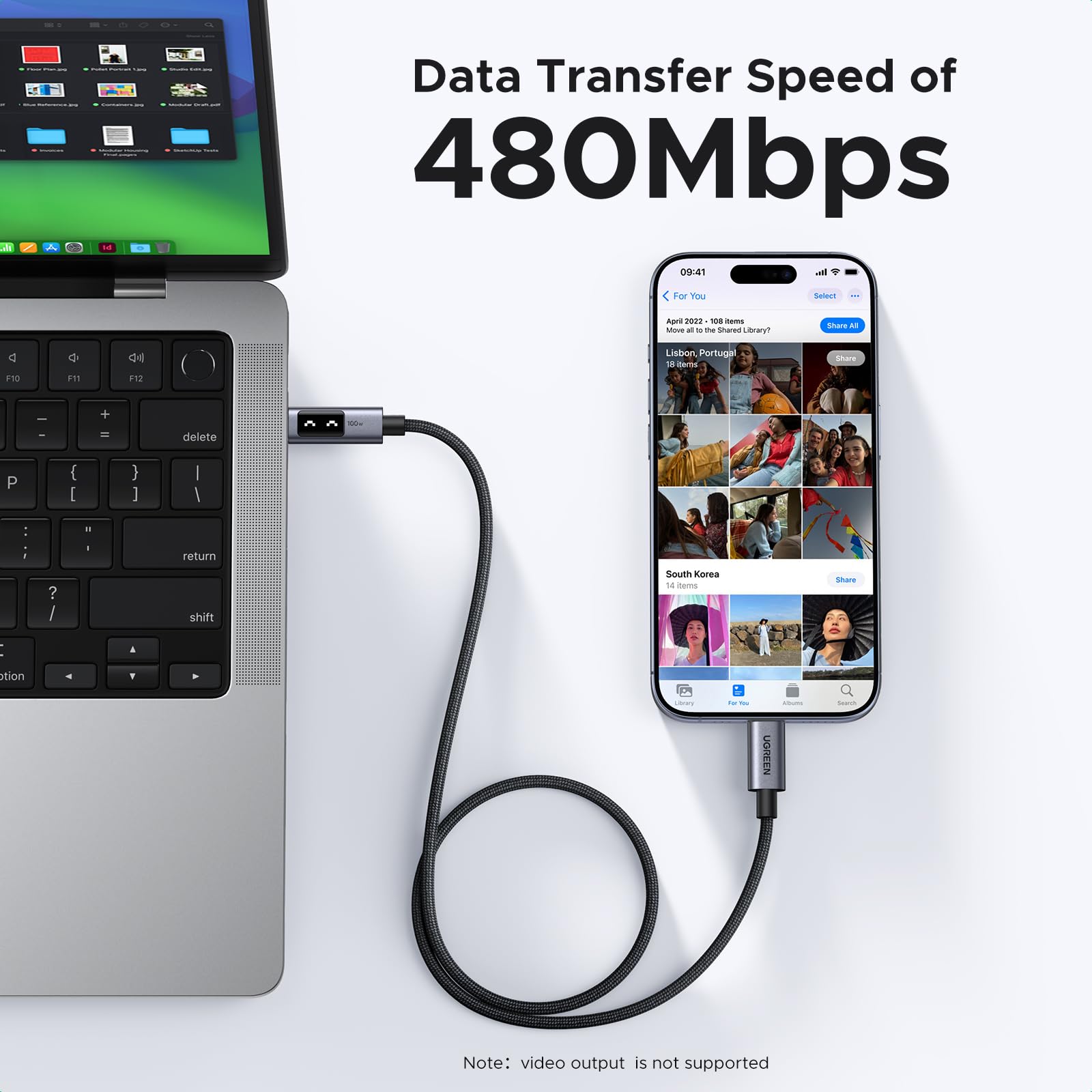 UGREEN USB C to USB C Cable 100W Fast Charging