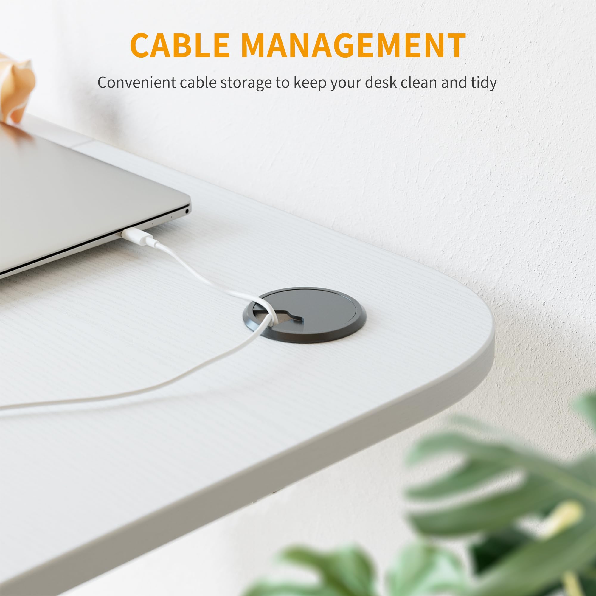 CubiCubi L Shaped Gaming Desk with Carbon Fiber Surface