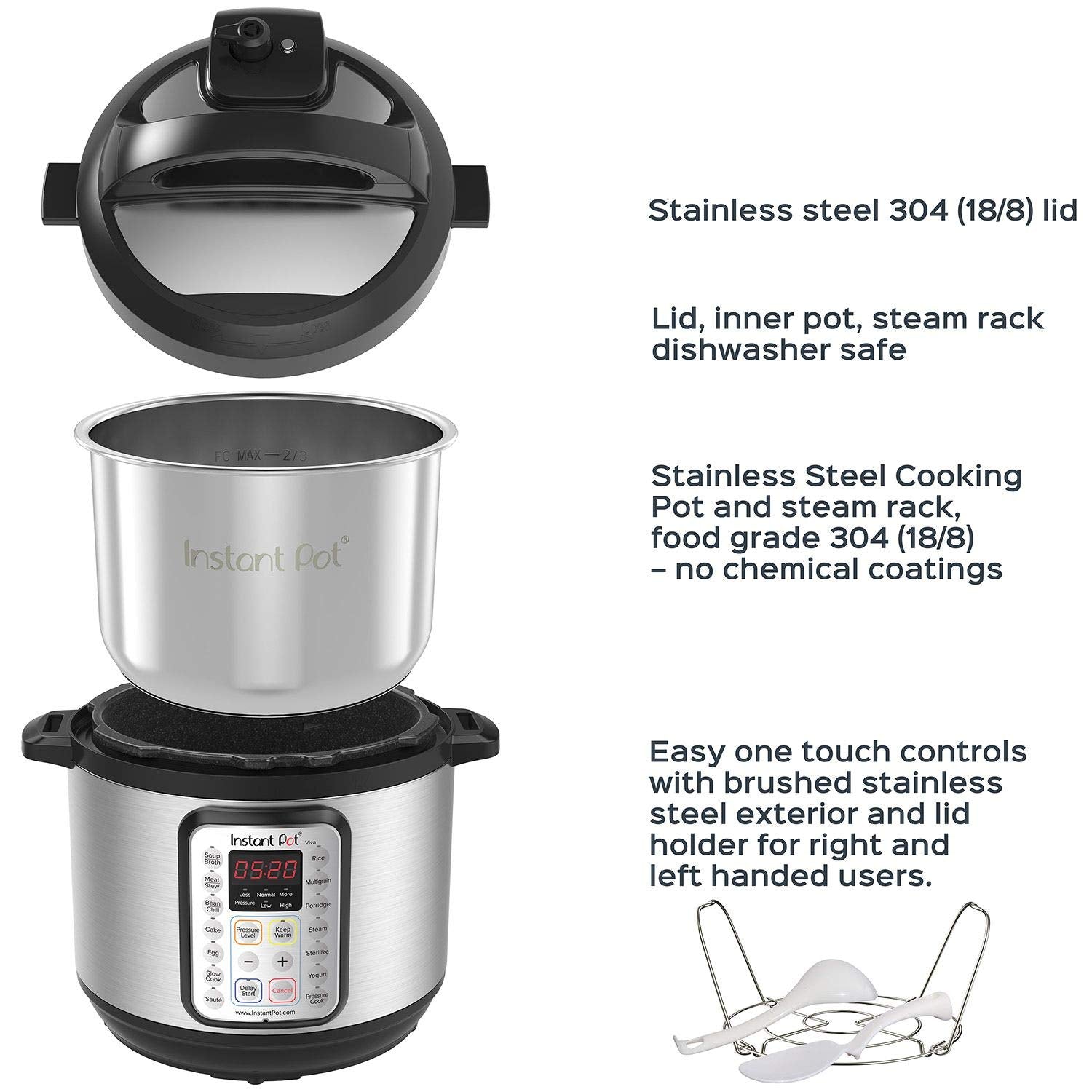 Instant Pot Duo Plus 9-in-1 Multicooker with Recipes