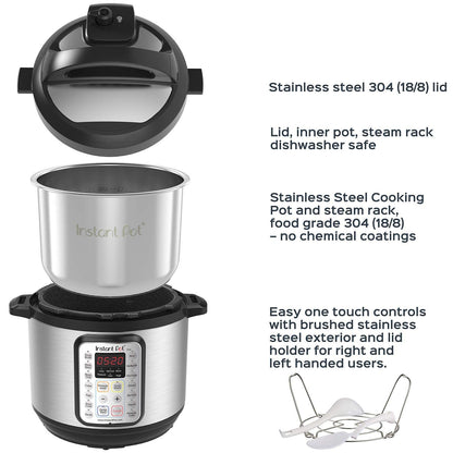 Instant Pot Duo Plus 9-in-1 Multicooker with Recipes