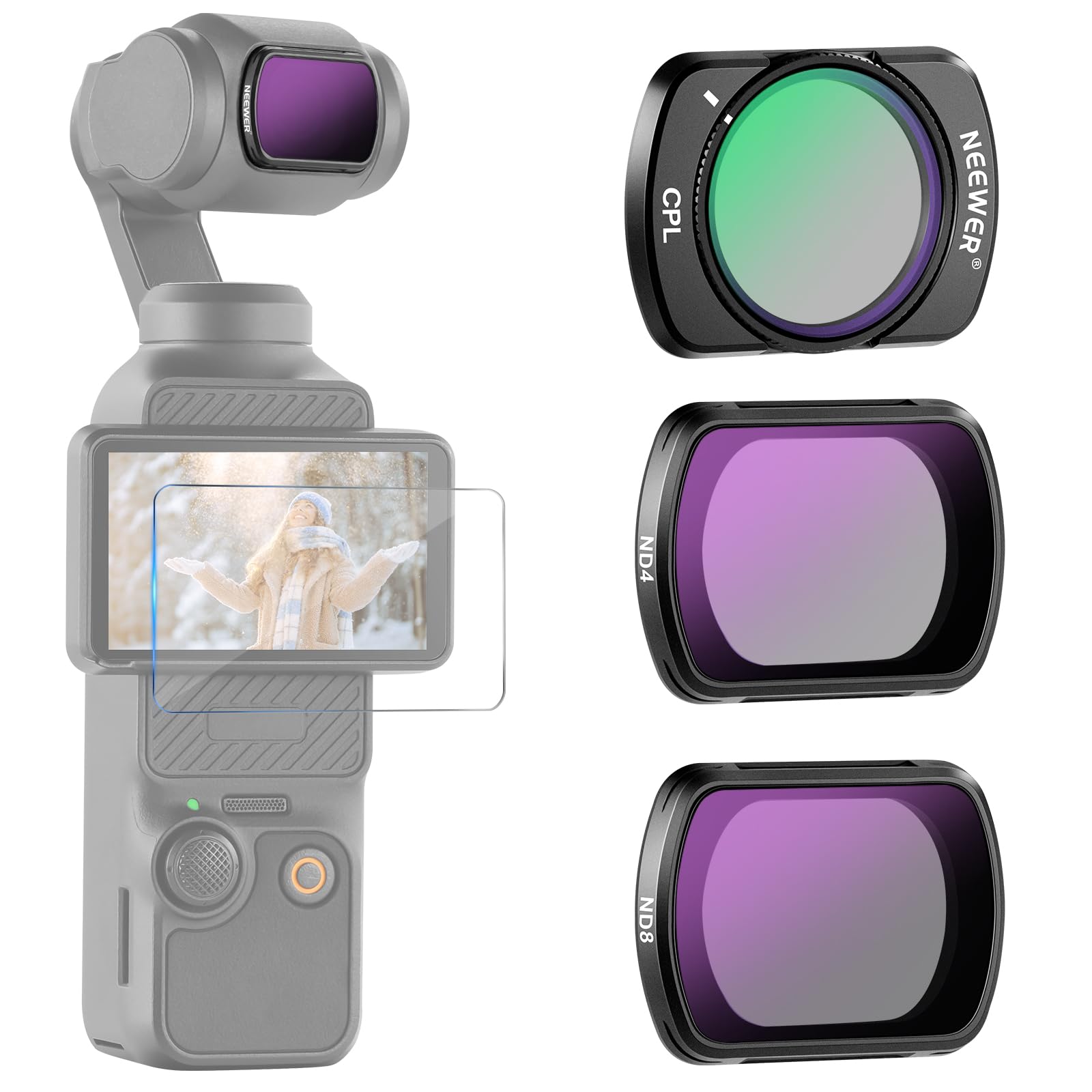 Neewer HD CPL ND Filter Kit for DJI OSMO Pocket
