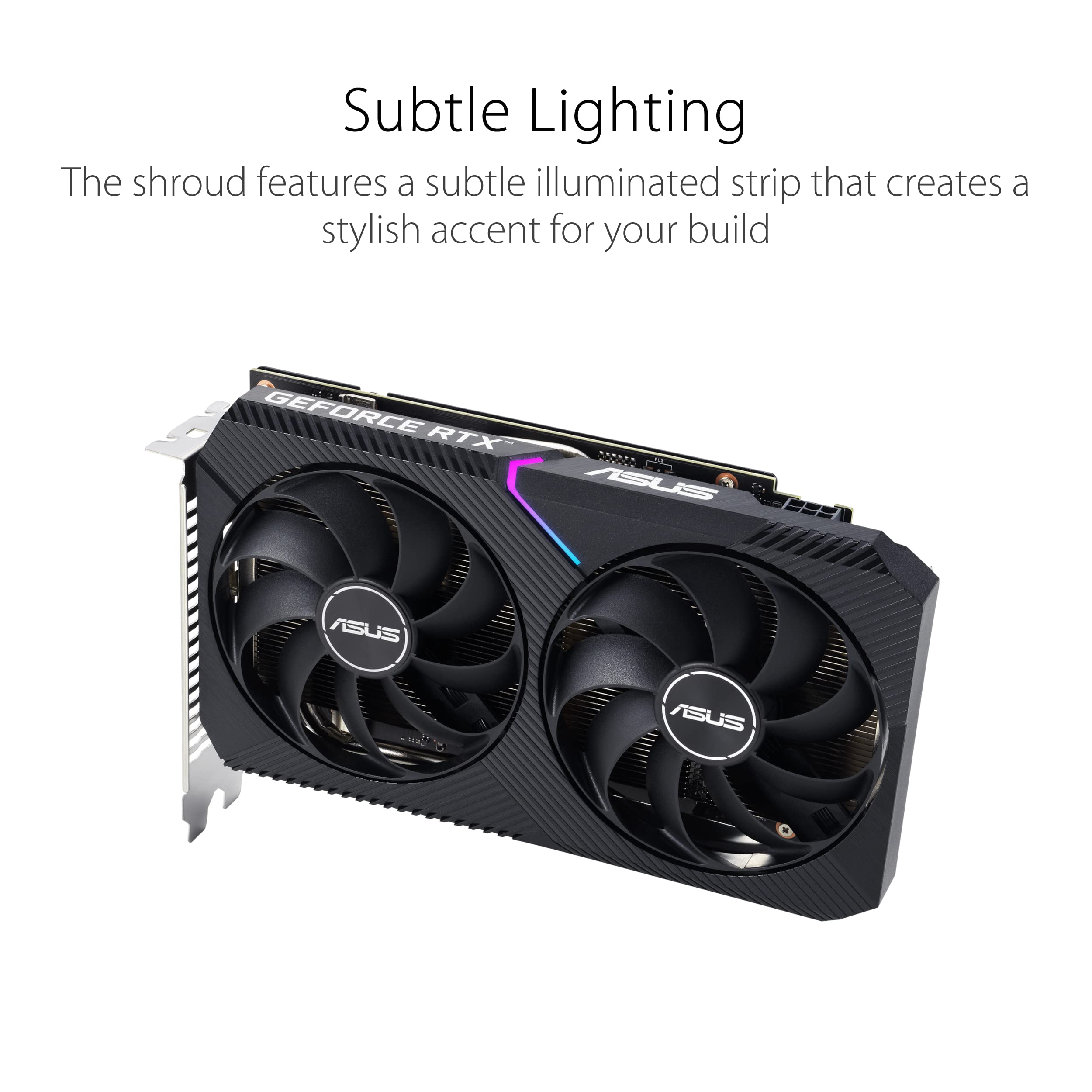 ASUS Dual GeForce RTX 3050 Gaming Graphics Card with Advanced Cooling