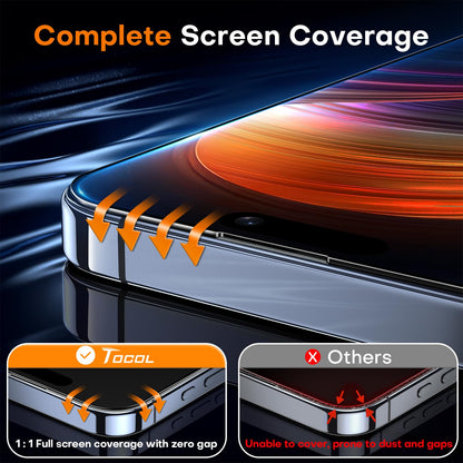 TOCOL iPhone 17 Pro Max Screen Protector 6.9 Inch Glass