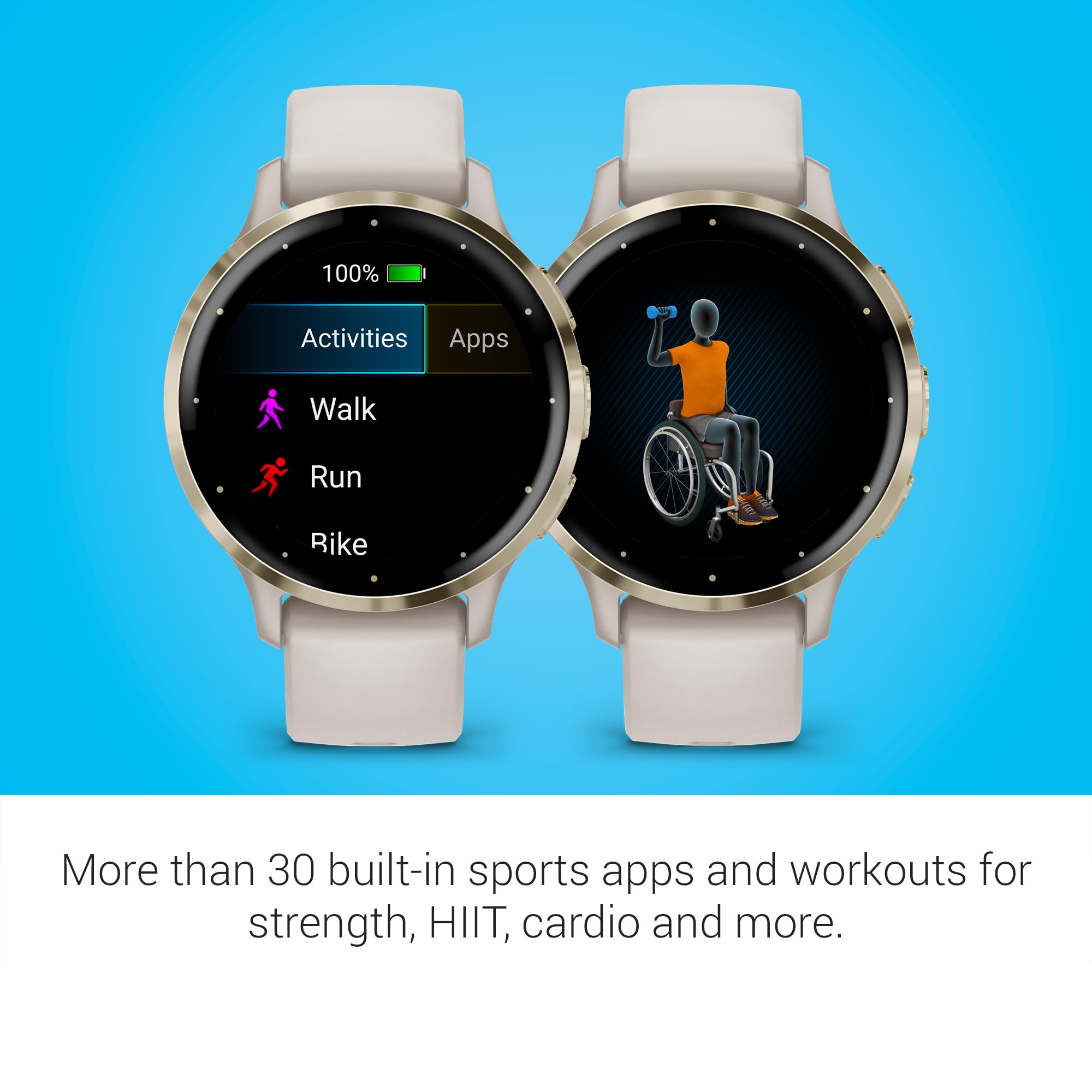 Garmin Venu 3S Smartwatch AMOLED Display Long Battery Life