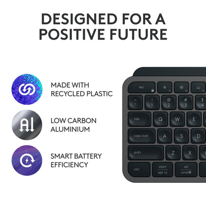 Logitech MX Keys S Wireless Keyboard with Smart Backlighting