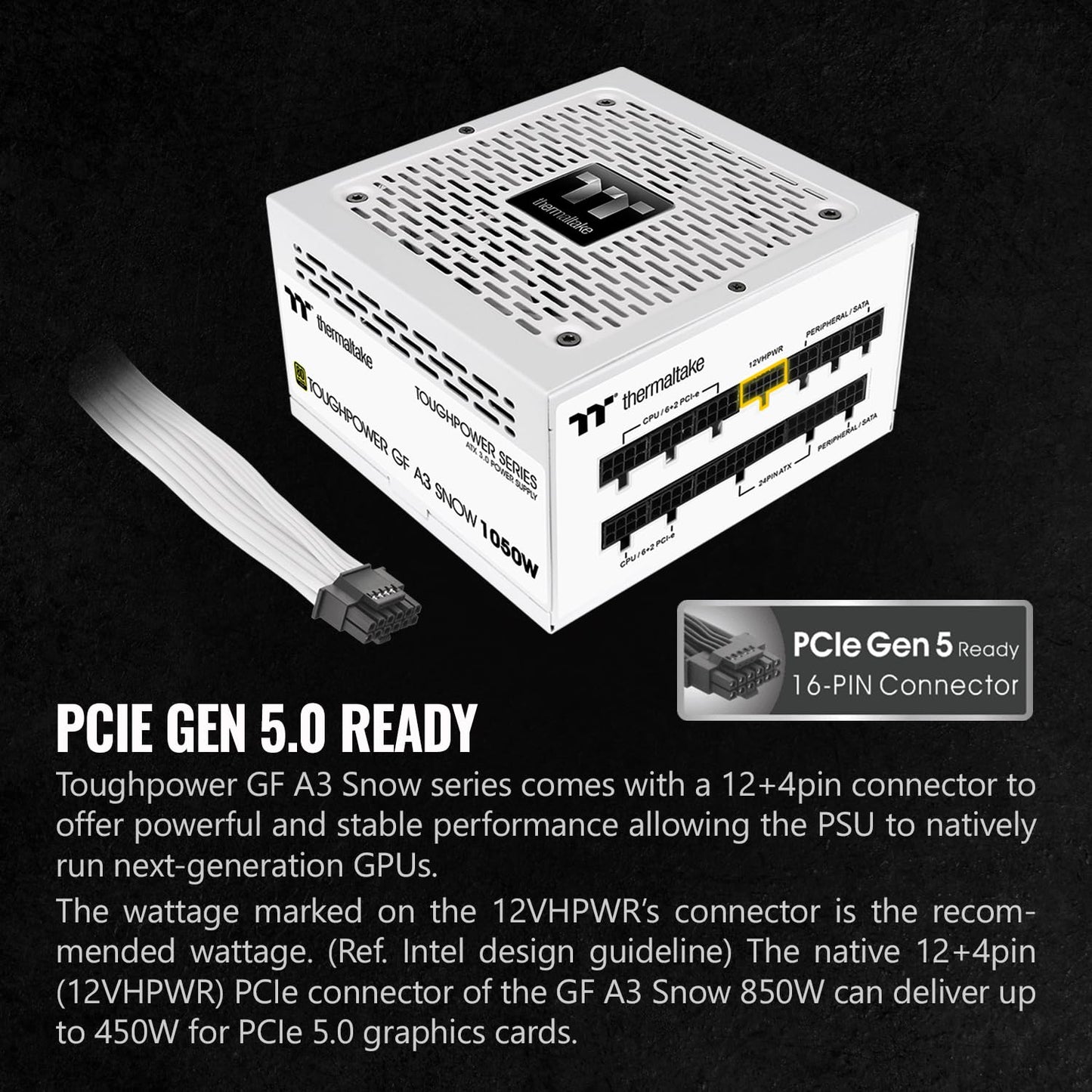 Thermaltake Toughpower GF A3 1050W Power Supply with 10 Year Warranty