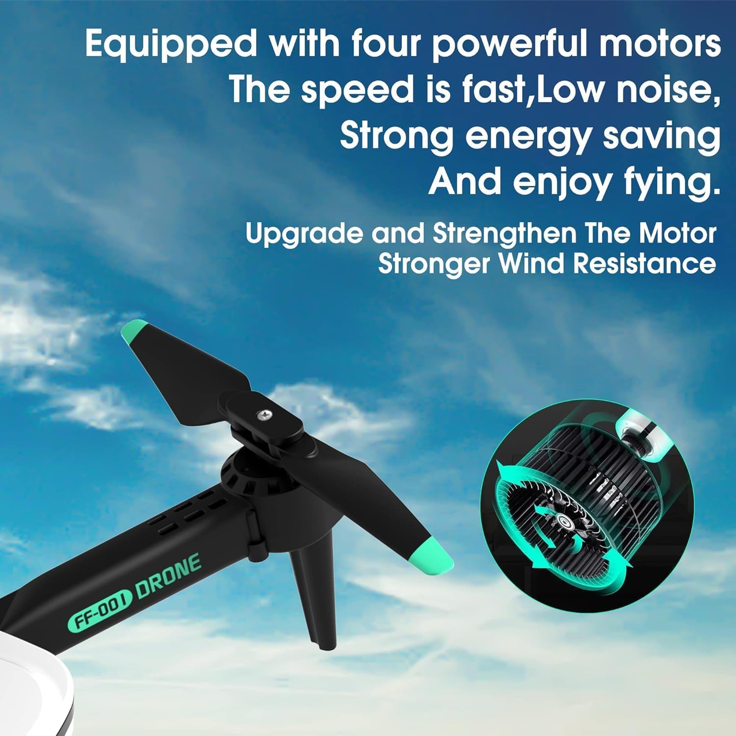 4K Foldable Drone with Camera and 40 Minutes Flight Time