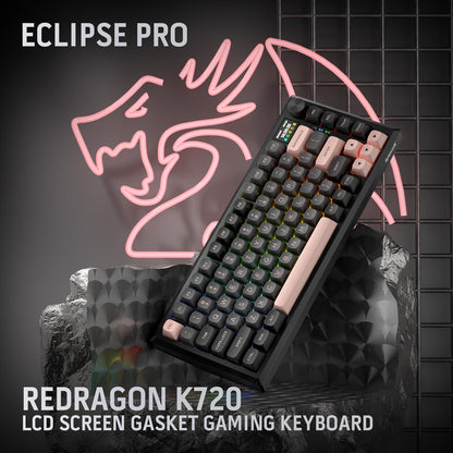 Redragon K673 Pro Wireless RGB Gaming Keyboard with Custom Knob