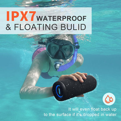 Wireless Portable Speaker IPX7 Waterproof 25W Stereo Sound