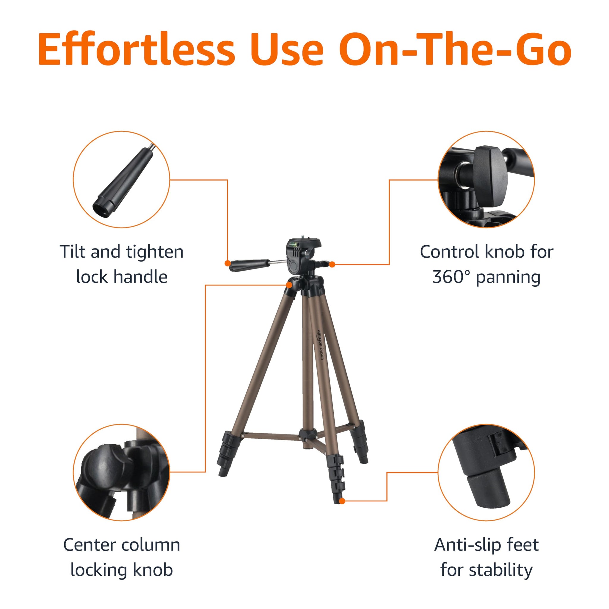Lightweight Portable Tripod Stand for Travel Photography