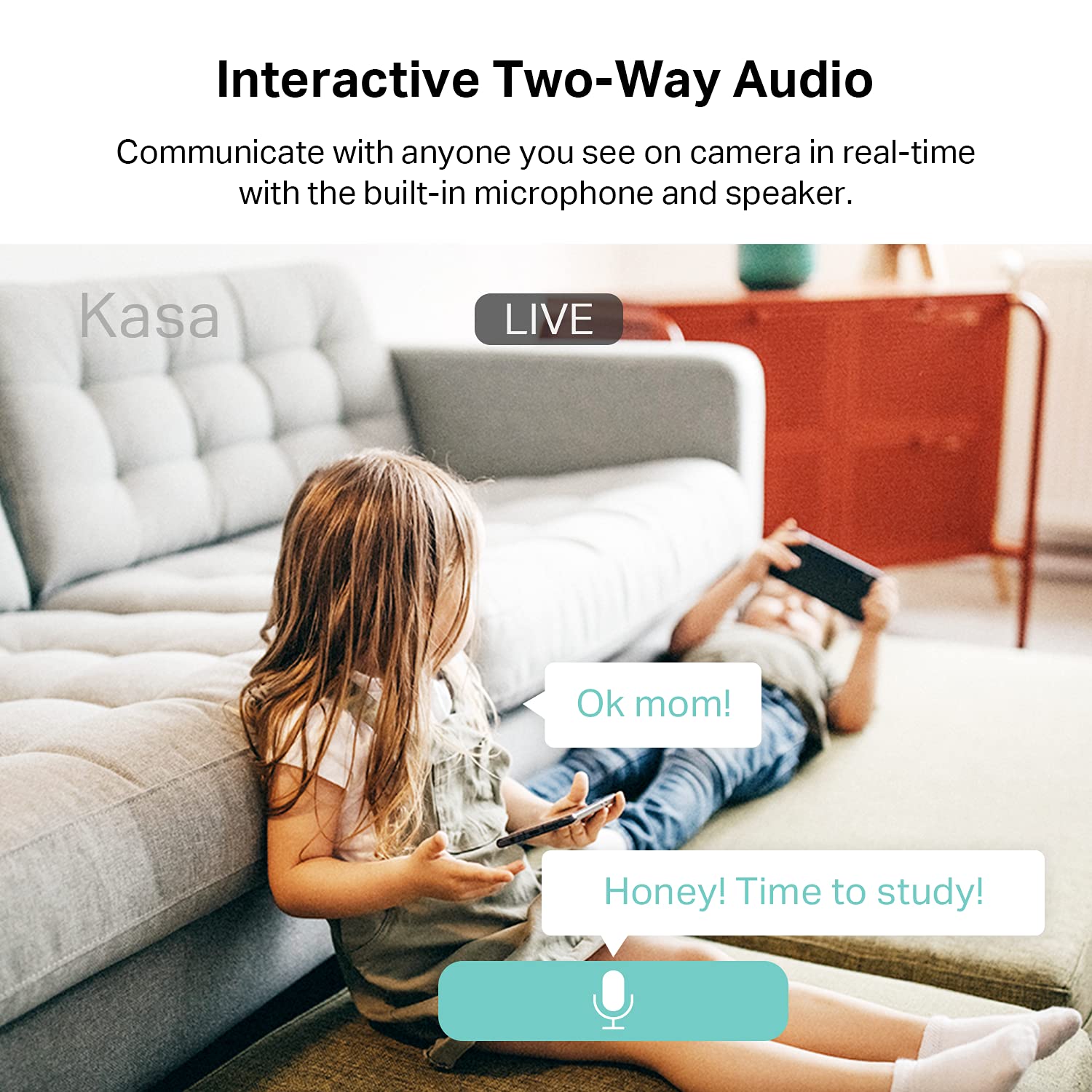 Kasa Indoor Pan Tilt Smart Security Camera 1080p HD