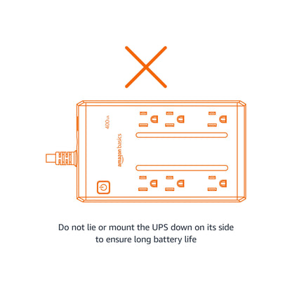 Amazon Basics UPS Battery Backup Power Outage Protection