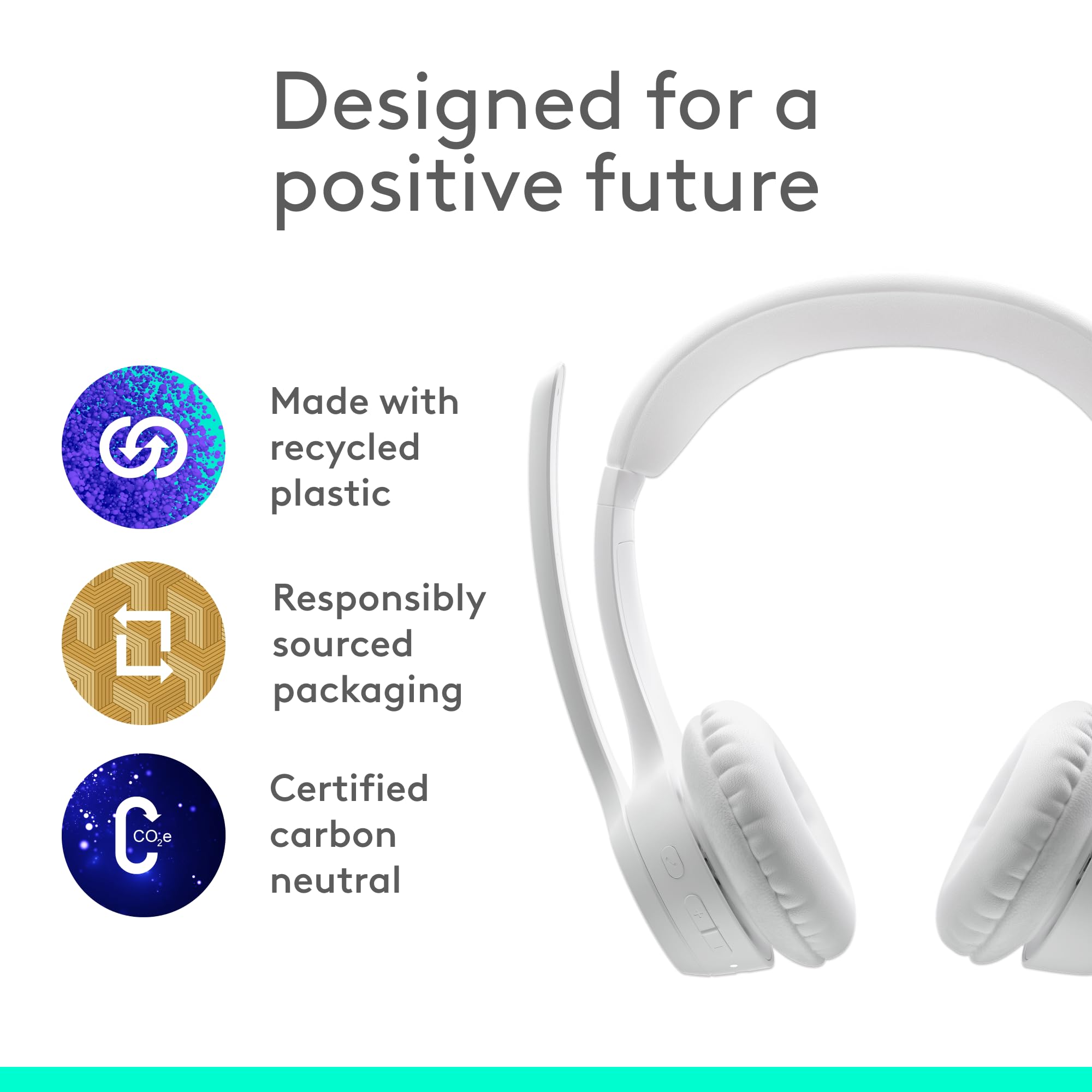 Logitech Zone 301 Wireless Headset with Noise Cancellation