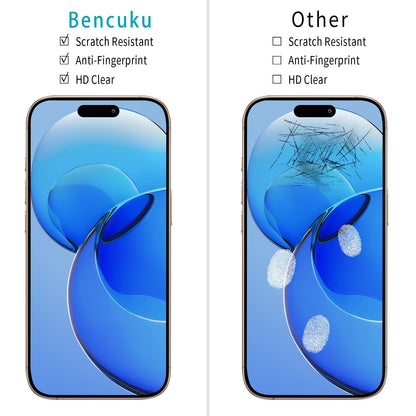 2 Pack iPhone 16 Pro Max 6.9 Inch Tempered Glass Screen Protector Full Coverage