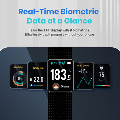 Smart Body Weight Scale with Accurate BMI Tracking
