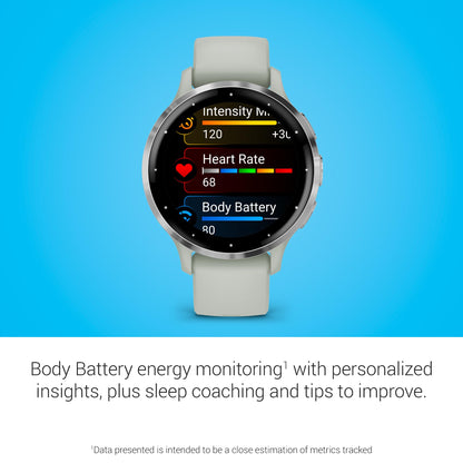 Garmin Venu 3S Smartwatch AMOLED Display Long Battery Life