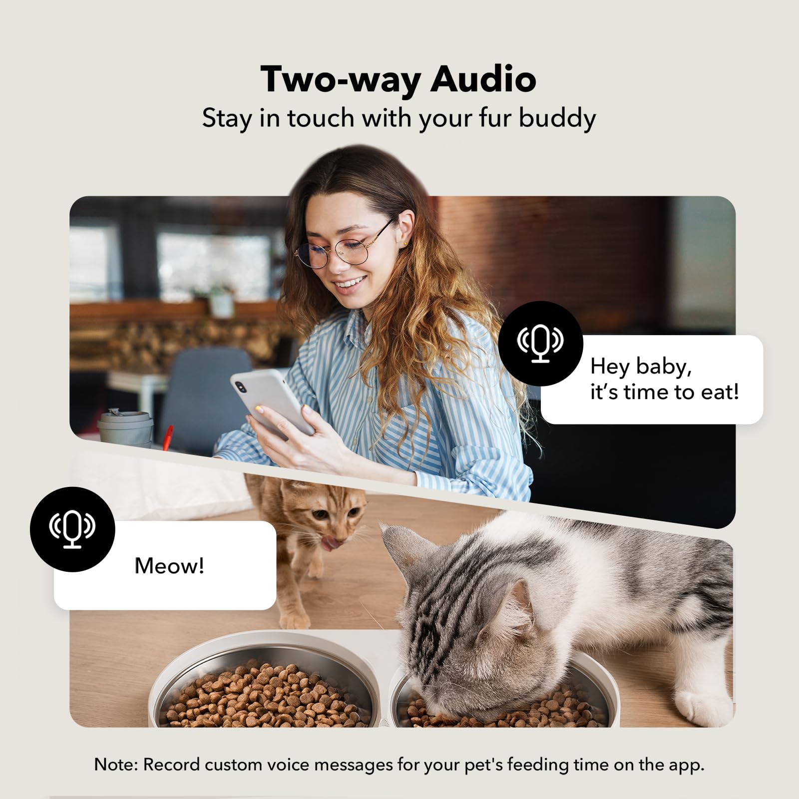 Petlibro Automatic Cat Food Dispenser for Two Pets