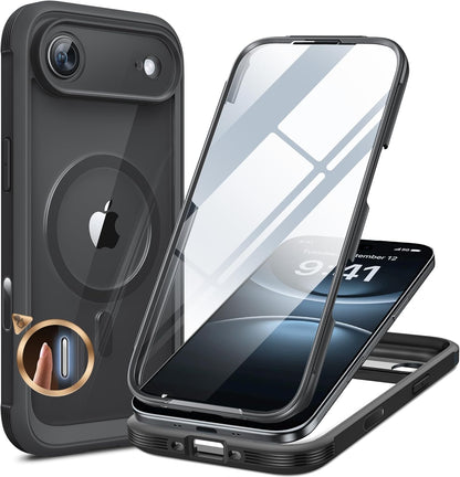 Miracase Glass Series iPhone 11 Rugged Case 6.1 9H Purple