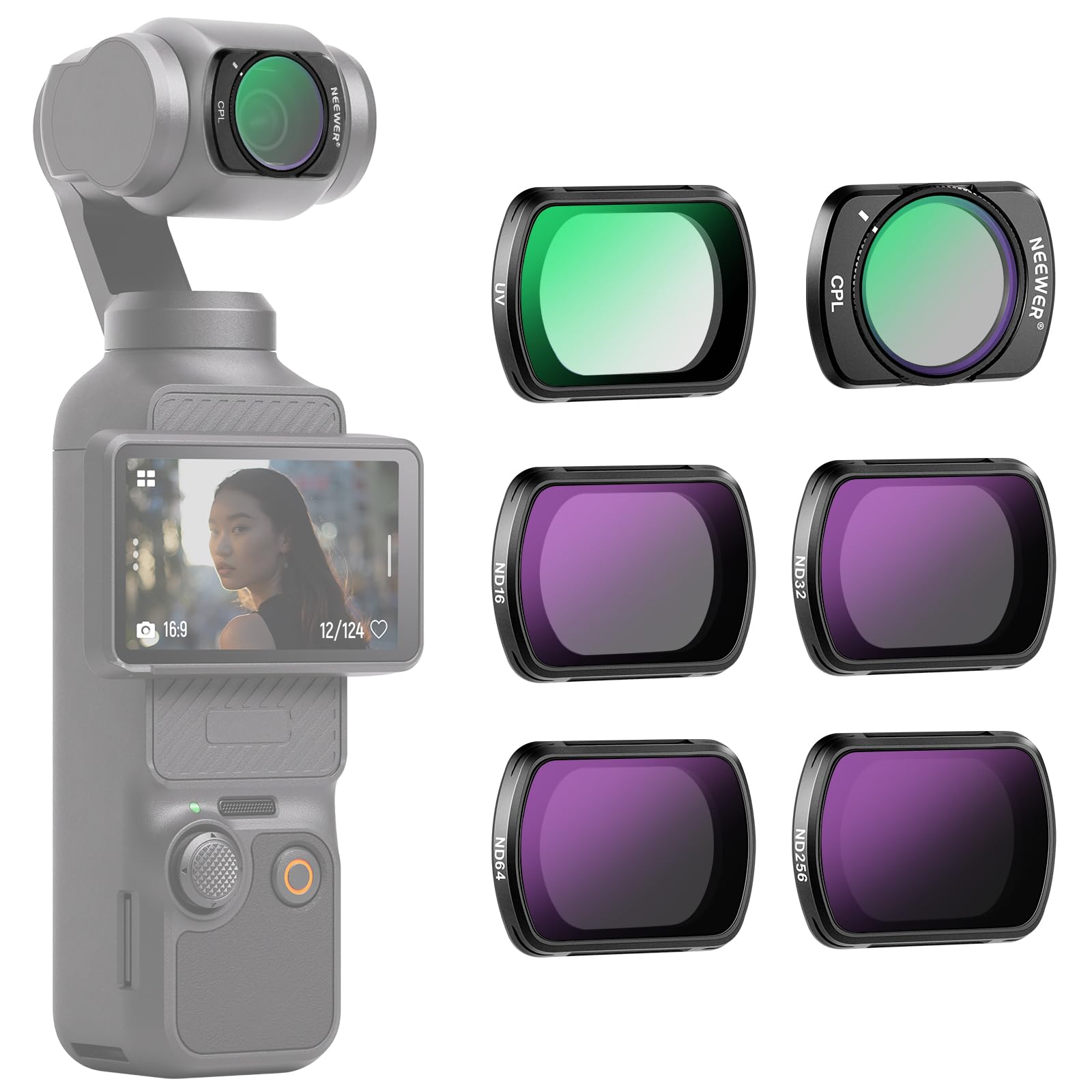 Neewer HD CPL ND Filter Kit for DJI OSMO Pocket